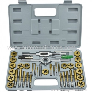 40 pcs Tap Die and Drill SAE Set