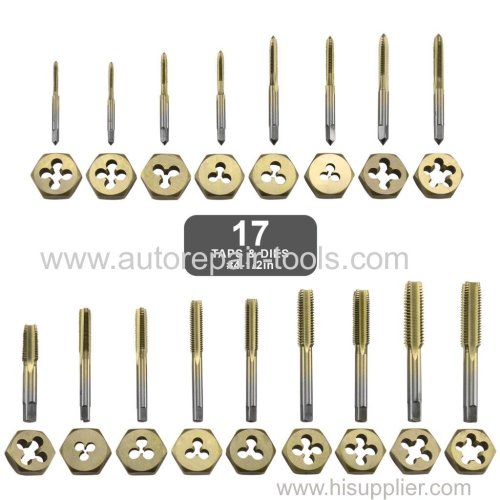 40 pcs Tap Die and Drill SAE Set