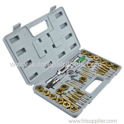 40 pcs Tap Die and Drill SAE Set