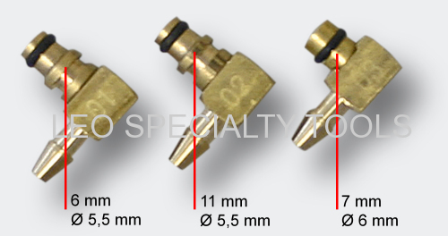 Common Rail Diesel Flow Test Meter Adaptors Set