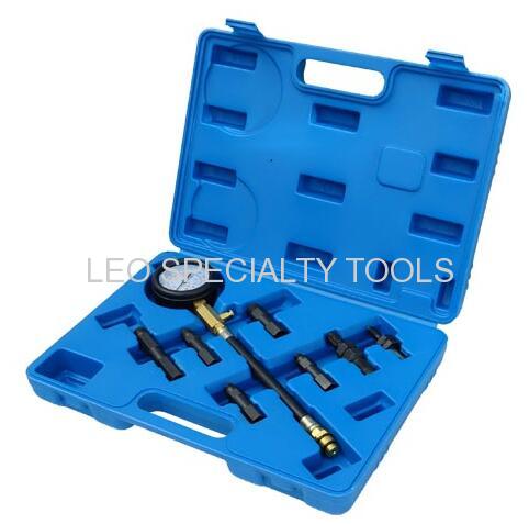 8 pcs Petrol Engine Compression Tester Set