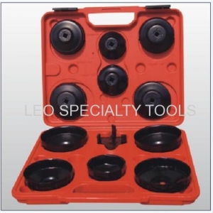 13 Pcs 38 or 12 Oil Filter Cap Type Drive Wrench Installer Tool Kit Set