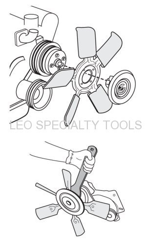 10pcs Fan Clutch Wrench Tool