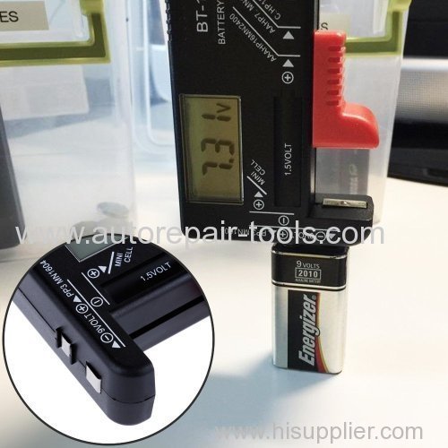 Digital Battery Tester for AA AAA C D 9V 1.5V