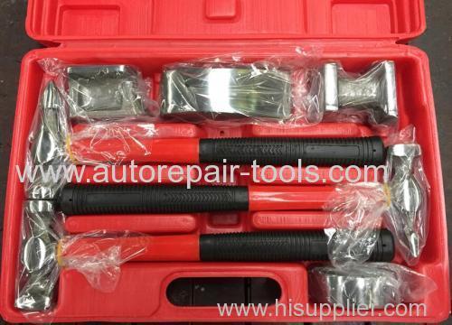 7PC Auto Body Hammer and Dolly Kit