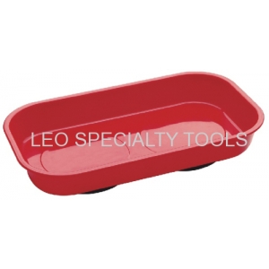 Red Stainless Steel Square Large Magnetic Nut and Bolt Tray
