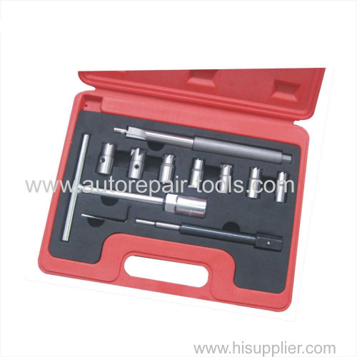 10pcs Laser Diesel Engine Injector Seat Clear Repair Tool Set