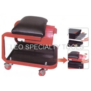 Rolling Mechanics Seat Storage Utility Cart with Casters