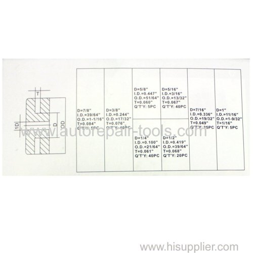 180 PC Rubber Grommet Assortment