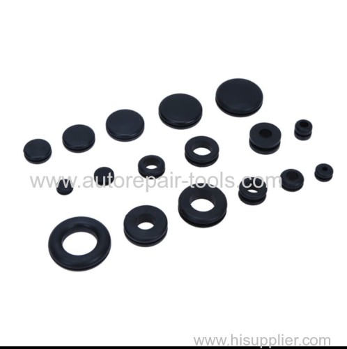 125 PC Rubber Grommet Assortment O-Ring Kit